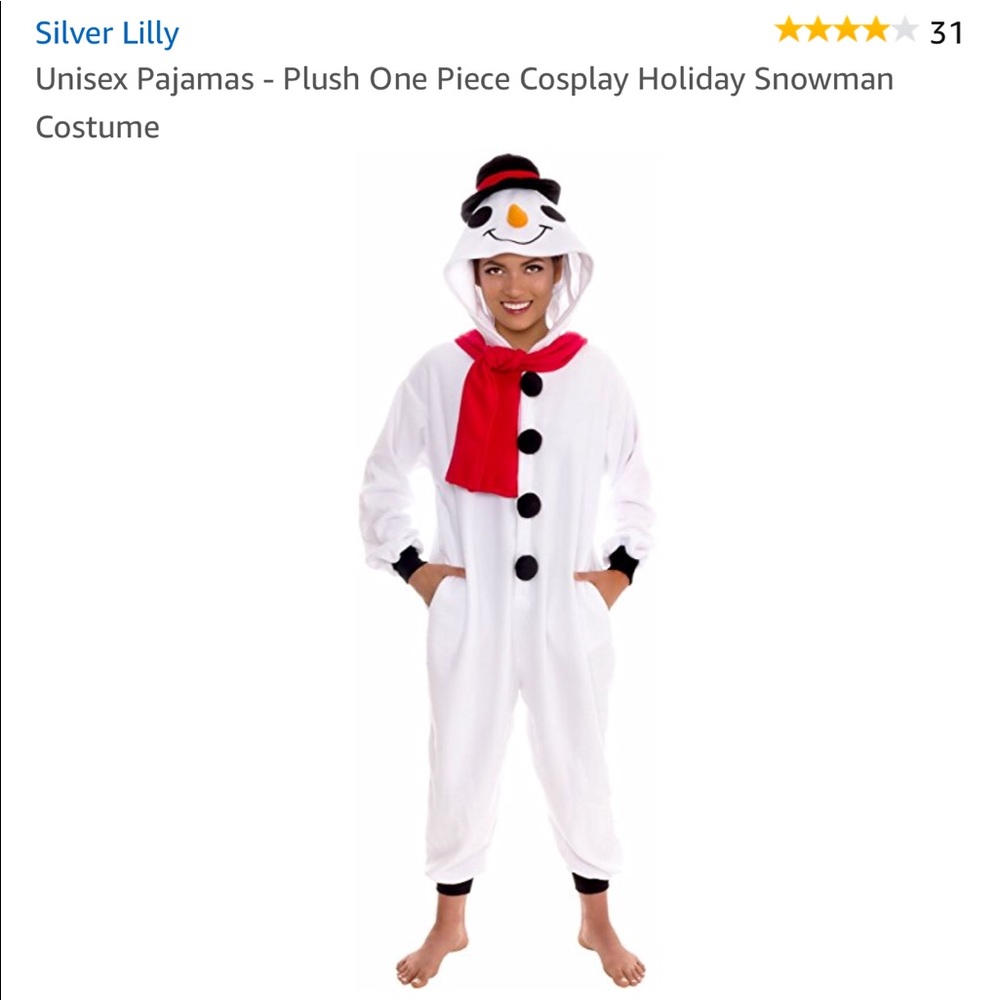 Small Snowman Pajama / Costume